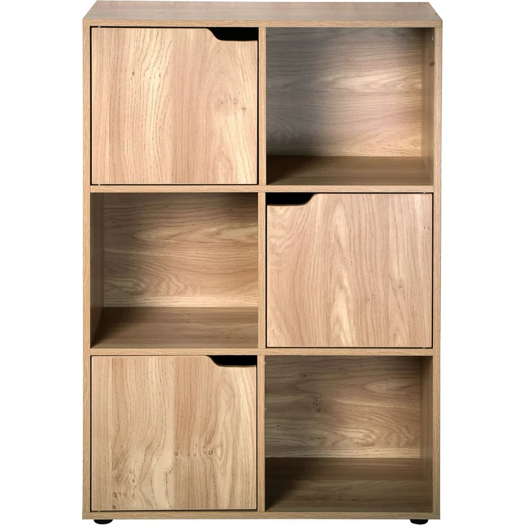Casâme Möbelstück mit 6 Fächern und drei Türen - L60 cm - Holz – Bild 1