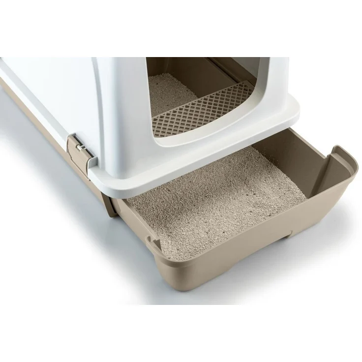 Paws & Whiskers '5115-01' Katzentoilette, Grau, 47 x 39,5 x 55 cm – Bild 6