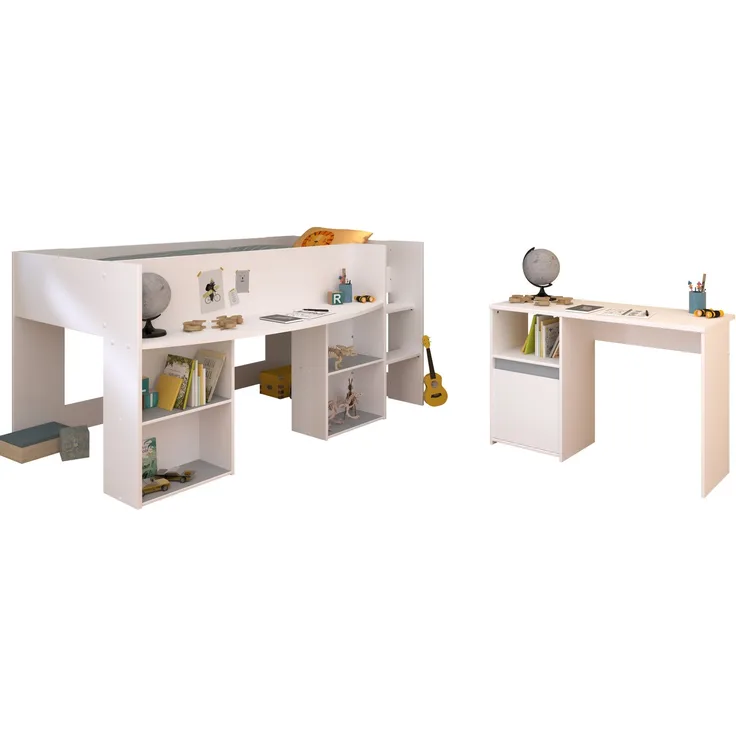 Parisot 'Pirouette 17' 2-tlg. Kinderzimmer-Set, Holz weiß