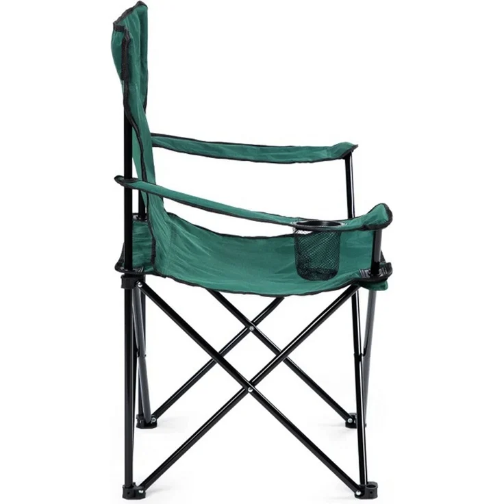 NILS Faltbarer Campingstuhl Anglerstuhl Stabiler Outdoor-Stuhl mit Tragetasche Grün – Bild 3