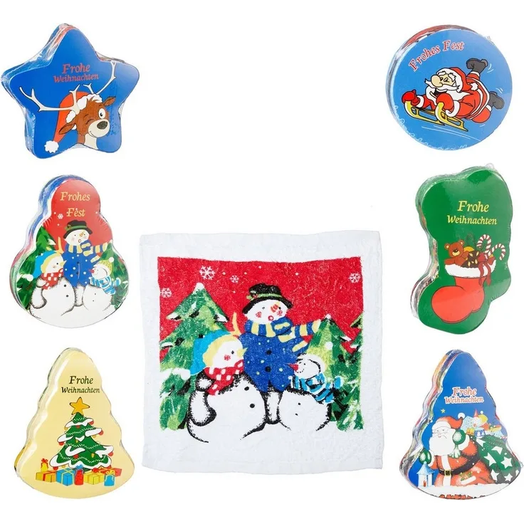 Annastore Gästehandtücher Magische kleine Gästehandtücher, Baumwolle 30x30 cm Wichtelgeschenk, (6-St)