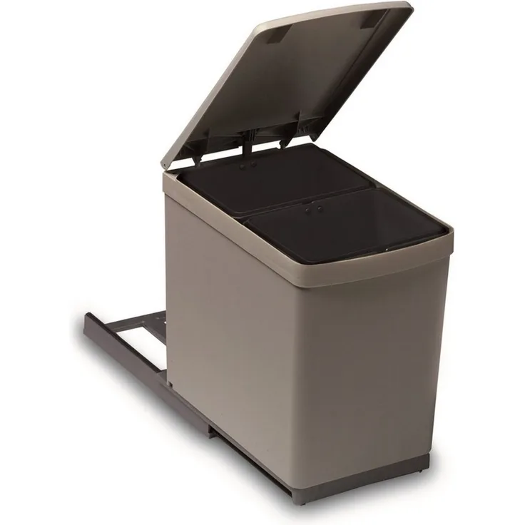 Victory Abfallsammler 72833060 Tradition Line 15 Liter hellgrau