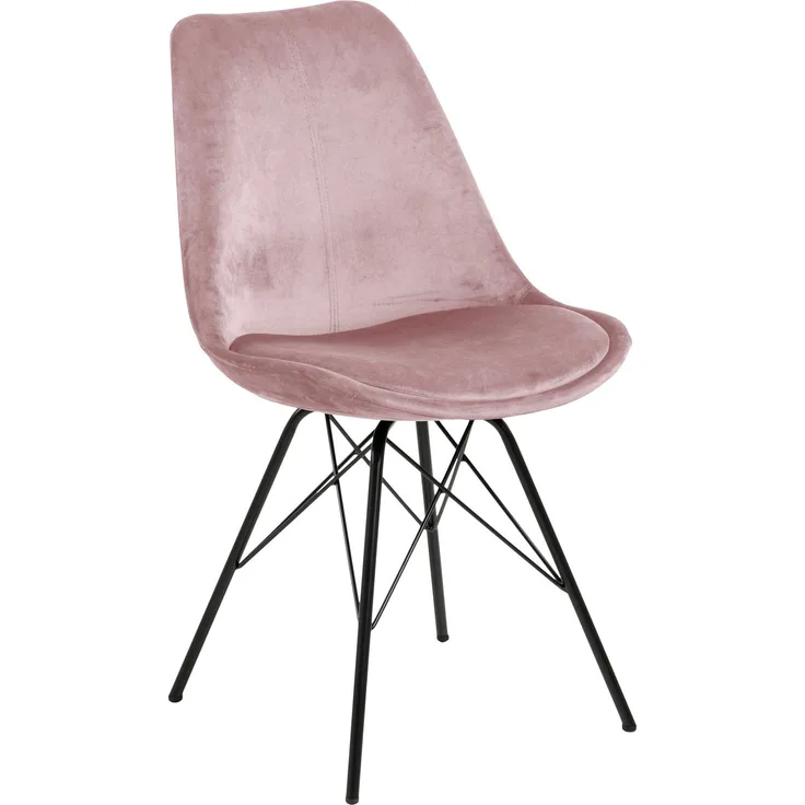 Stuhl ERIS, rose/schwarz