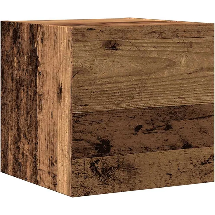 vidaXL 7-tlg. TV-Schrank-Set Wandmontage Altholz-Optik Holzwerkstoff 3329211 – Bild 5