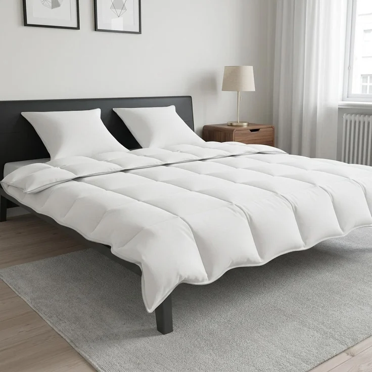vidaXL Bettwäsche-Set 200 x 200 cm Keine Baumwolle, Bambus, Polyester 3432209 – Bild 1