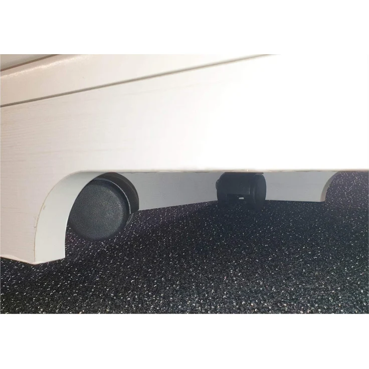 Rollcontainer JASMIN mit 3 Schubkästen Pinie weiß Nachbildung – Bild 4