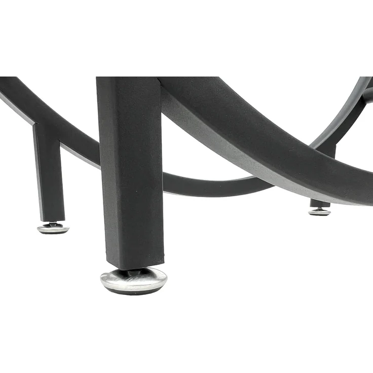 DanDiBo Kaminholzregal Innen Metall Schwarz Stehend Rund 60 cm Kaminholzständer 96468 Kaminholzhalter Brennholzregal Feuerholzregal – Bild 4