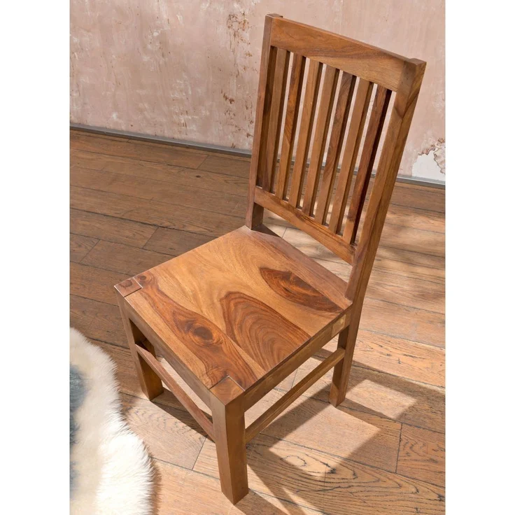 Stuhl Sheesham 45x45x100 noble unique lackiert SYDNEY #132 – Bild 2