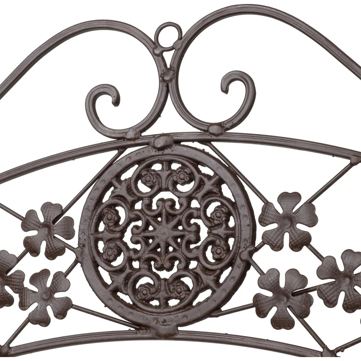 Pflanzkörbe Metall Wandkörbe 2er Set Paar Pflanzkorb Landhausstil Shabby – Bild 5