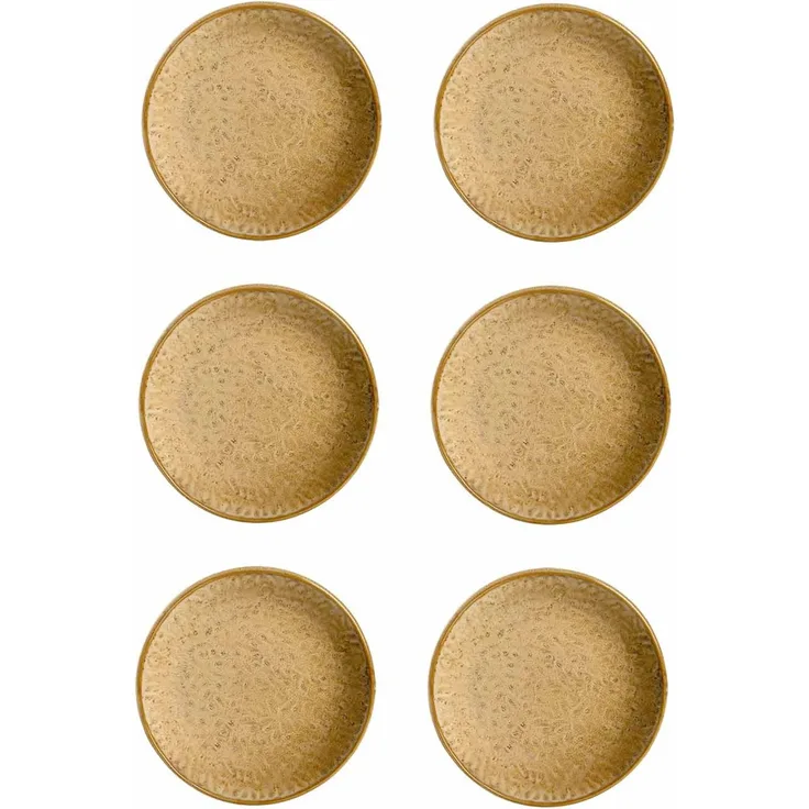 Leonardo MATERA Keramikteller 16,3 cm beige 6er Set