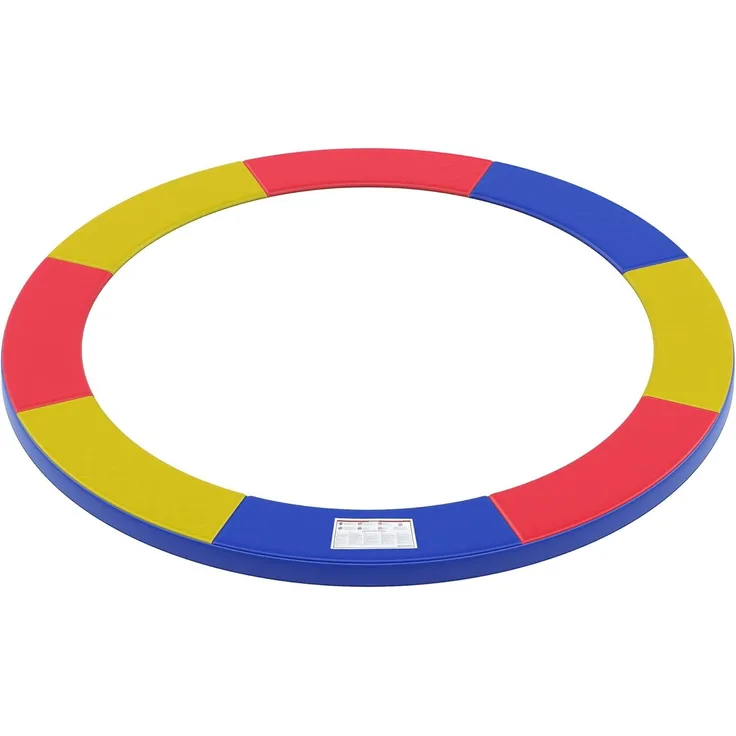 SONGMICS Trampolin Randabdeckung, 100% UV-beständig, Reißfest, PVC, Bunt, 305,0 cm
