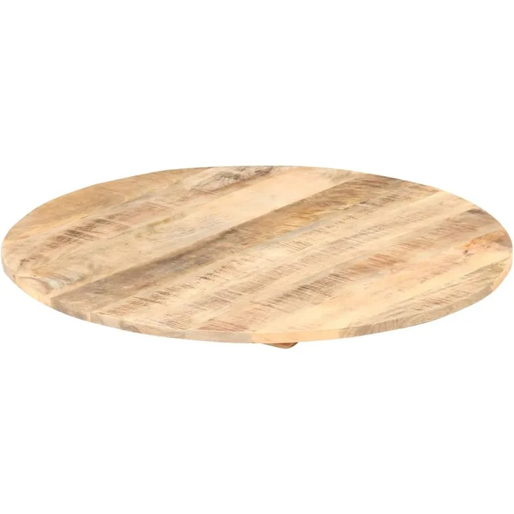 Tischplatte aus Massivholz, Mango, Rund, 15-16 mm, 40 cm