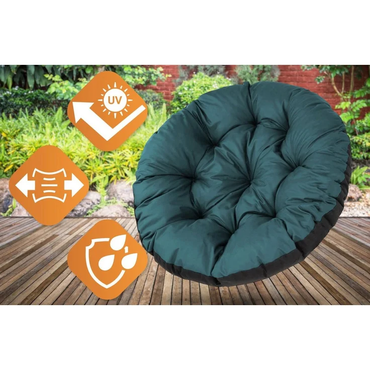 Amazinggirl Sitzkissen Papasansessel Kissen Hängesessel 100cm - Polster für Korbsessel – Bild 4