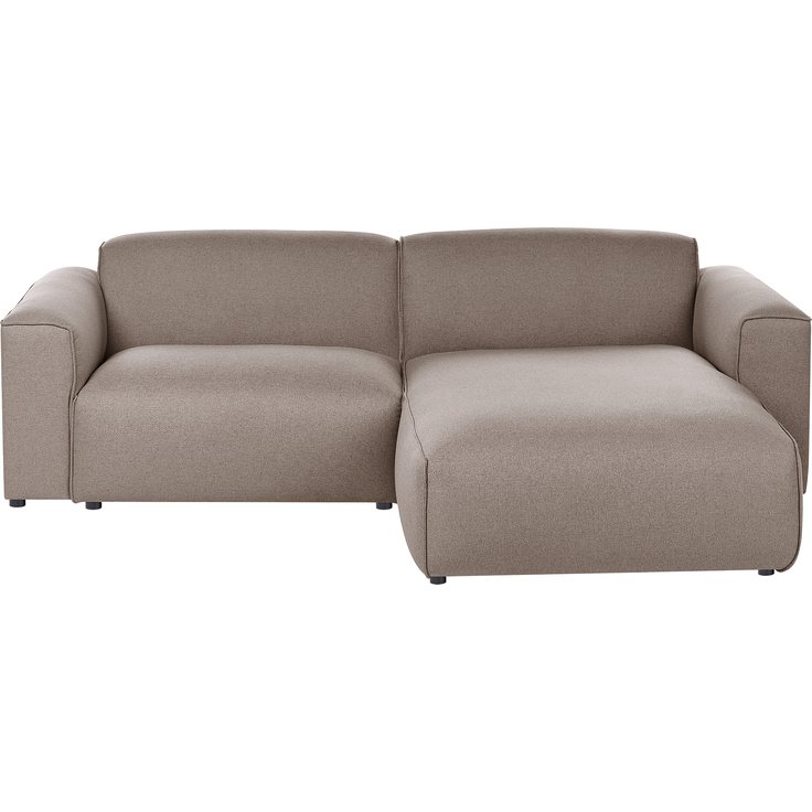 Ecksofa 3-Sitzer FAABORG Stoff Taupe linksseitig