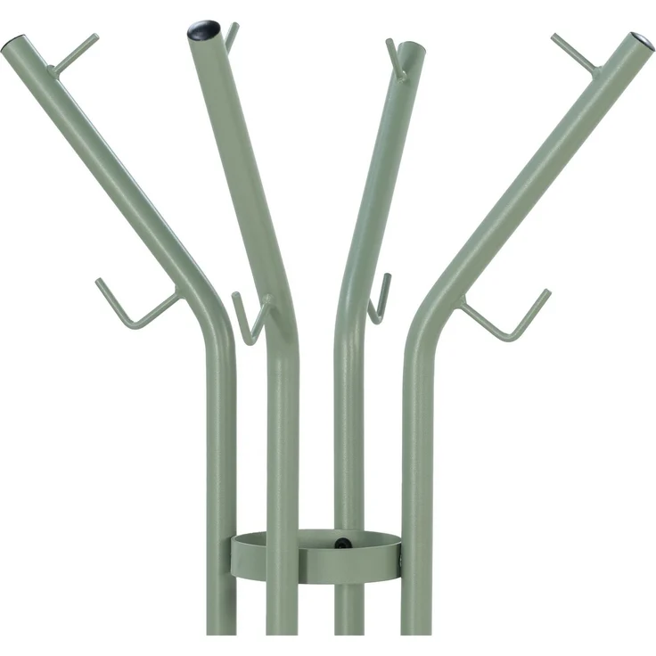 Spinder Design CHARLY Garderobe, Stahl, Skandinavisch, Dusty Green 40x40x170 cm – Bild 2