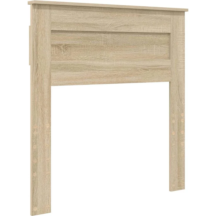 vidaXL Bettrahmen mit Kopfteil Sonoma-Eiche 90 x 200 cm Holzwerkstoff 3410037 – Bild 5