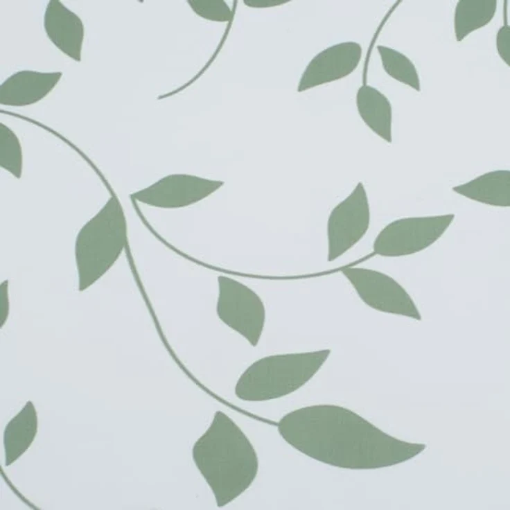 Delindo Lifestyle Scheibengardine Blätter (1 St), Stangendurchzug, transparent, Voile, mit Stangendurchzug für die Küche – Bild 5