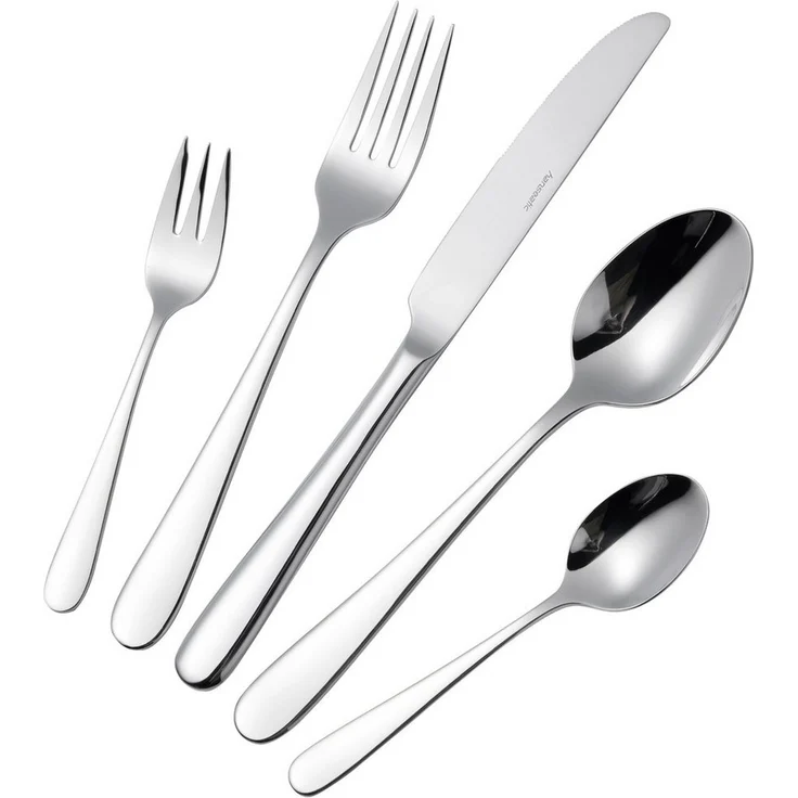 Hanseatic Besteck-Set BASIC (60-tlg), 12 Personen, Edelstahl 18/10, modischer Klassiker – Bild 1