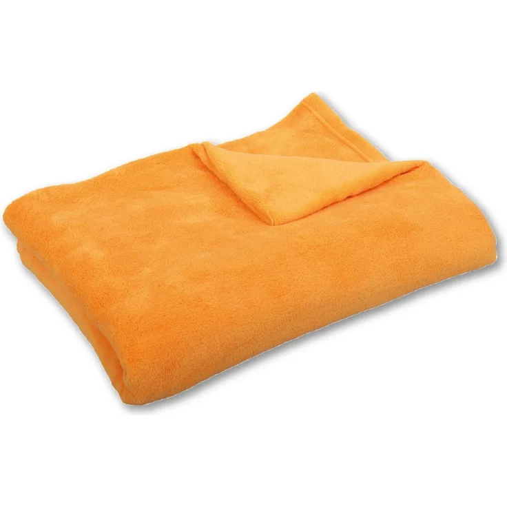 Haustierdecke Katzendecke Kuscheldecke Tierdecke , angenehm und super weich in vielen verschiedenen Farben erhältlich (90x140 cm / maisgelb - hellorange) – Bild 3