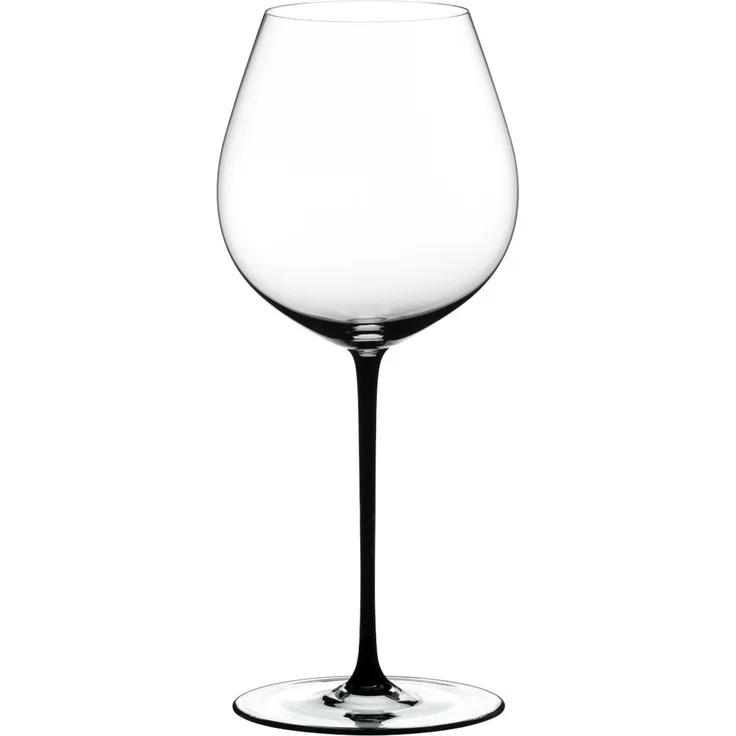 RIEDEL 4900/07B FATTO A MANO Pinot Noir Weinglas - Stiel SCHWARZ
