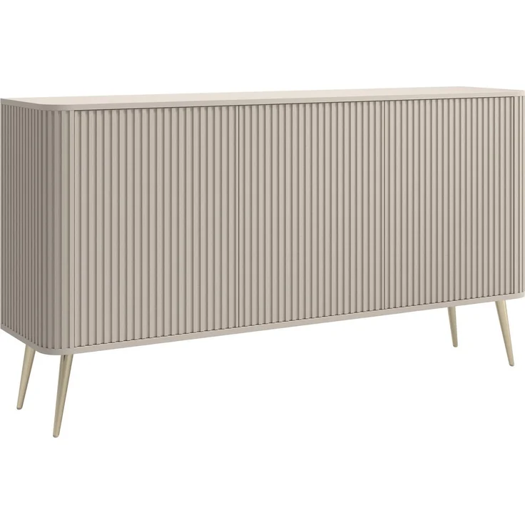 Selsey 'Ovarlo' Sideboard, greige mit Metallbeinen, ca. 84 x 163 x 38 cm – Bild 1