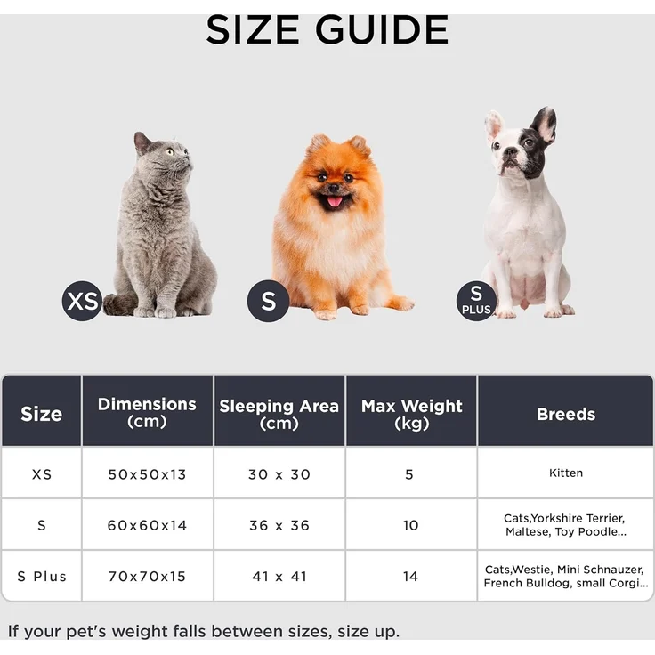 BEDSURE Hundebett waschbar Flauschiges Katzenbett - Ø 50 cm Donut Kissen, Katzenschlafplatz für Katzen Kleine Mittelgroße Hunde, Plüsch Katzenkissen Rund Kuschelbett Katzen Bettchen, Dunkelgrau – Bild 5