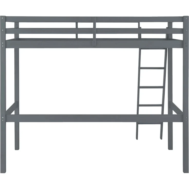 Lüttenhütt Kinderbett Alpi, Kiefernholz, Inklusive Leiter und Lattenrost, Liegefläche 90x200 cm – Bild 2