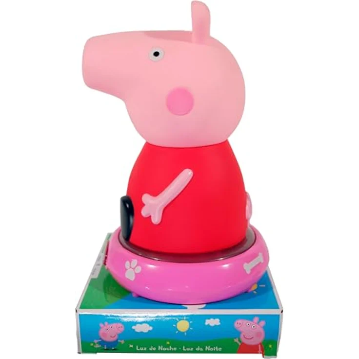 KIDS LICENSING Peppa Pig Figur-LED-Lampe, mehrfarbig, Nachtlicht für Kinderzimmer – Bild 3