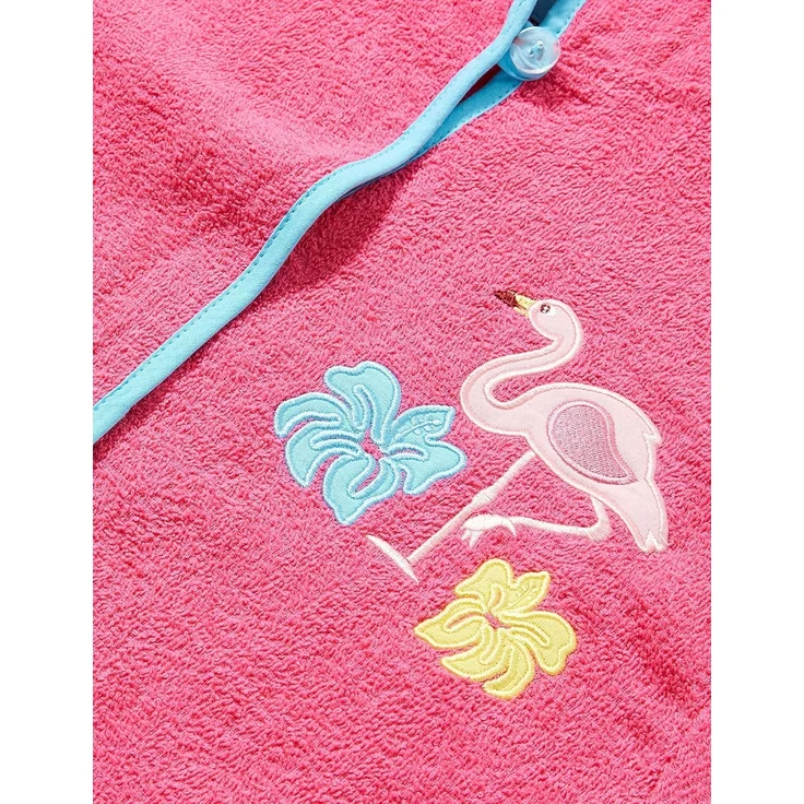 Playshoes Frottee-Bademantel Flamingo pink|122/128 – Bild 2