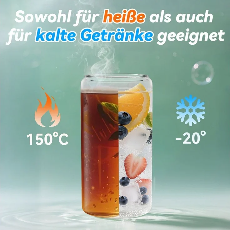 FIVMEN Cocktailglas Gläser Trinkgläser mit Deckel Stroh 550ML Cocktailgläse Wassergläser, 4-tlg, für Smoothie, Latte, Macchiato, Whiskey Familie, Camping, Party, Bar – Bild 3