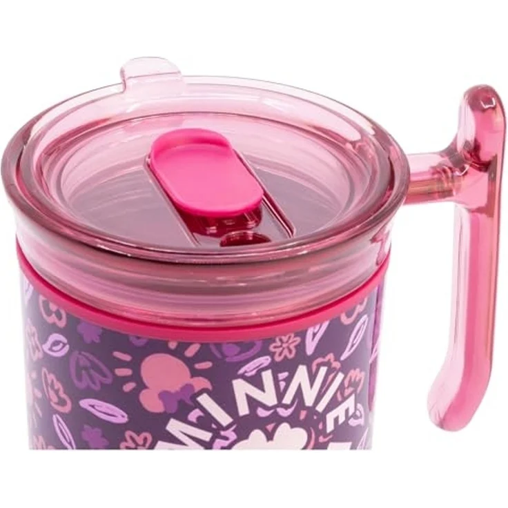 Disney Minnie Mouse Signature To Go Tasse 470 ml mit Schiebedeckel für Alltag und Büro – Bild 4