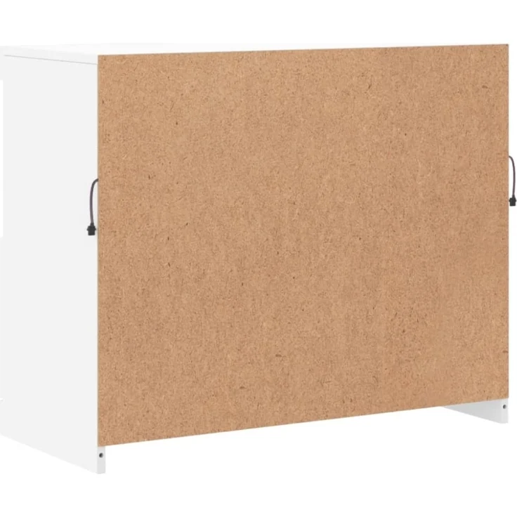 vidaXL Sideboard mit LED-Leuchten Weiß 81x37x67 cm 836658 – Bild 2