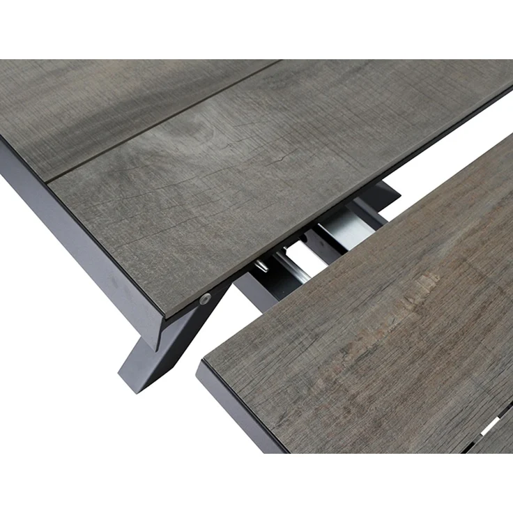 Siena Garden Sincro Ausziehtisch 200/260x100 anthrazit, Alu, Keramik – Bild 7