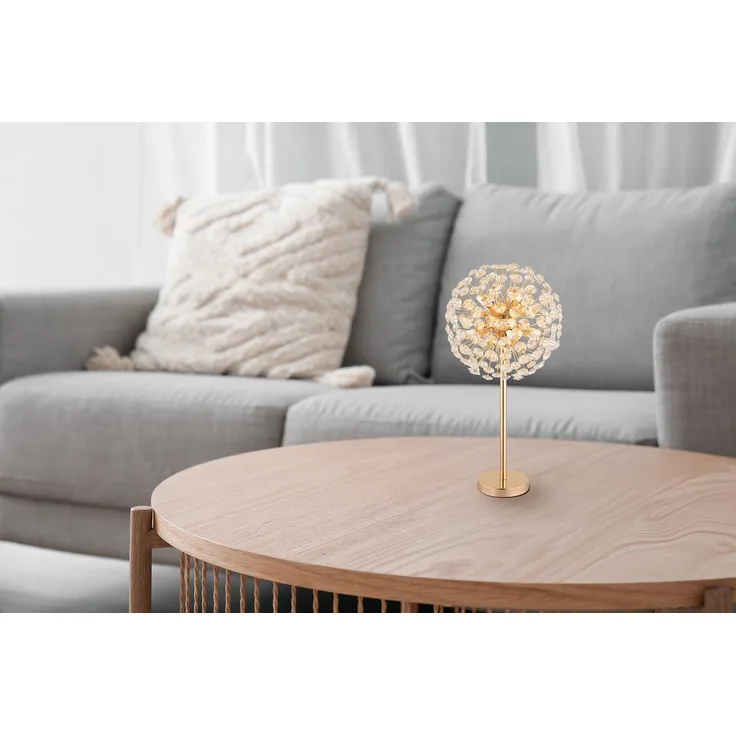 GLOBO LIGHTING Tischleuchte KATRINA, LED fest integriert, Warmweiß, Tischlampe Nachttischlampe Deko-Tischleuchte Schlafzimmer