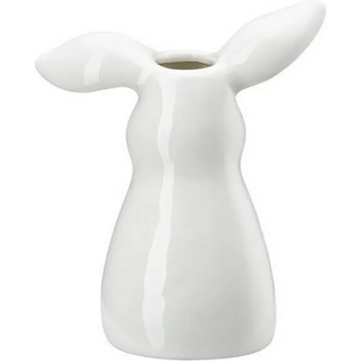 Hutschenreuther Vase 11 cm Hasen-Vase Weiss Hasen-Vase / Weiss
