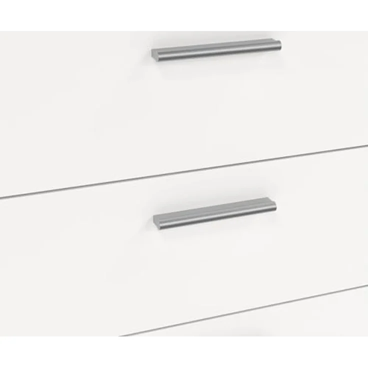 Dmora - Kommode Solene, Wohnzimmerbuffet, Wohnzimmer-Sideboard, Moderne Küchen-Speisekammer, 140x40 h82 cm, Weiß – Bild 7