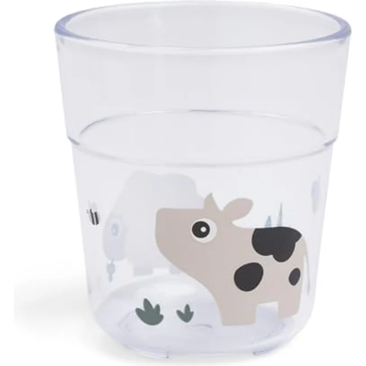 Done By Deer Tiny Farm Becher - L - Sand Braun san – Bild 2
