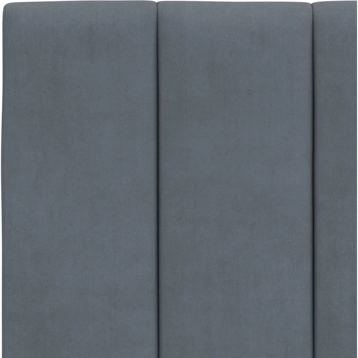 vidaXL Kopfteil-Kissen Dunkelgrau 140 cm Samt 374670 – Bild 8