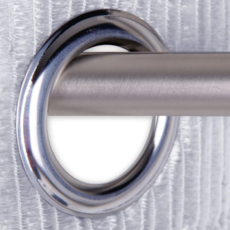 Fadenvorhang Lurex-Optik Fadengardine Türvorhang mit Ösen, trendige Dekoration in vielen verschiedenen Ausführungen erhältlich (140x250 cm / silber - silber metallic) – Bild 6