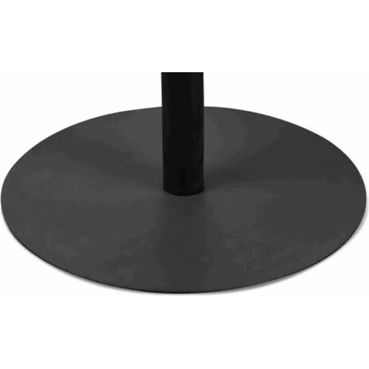 XORA 'IDA' Beistelltisch, MDF Metall schwarz, 48 x 43 cm, Gestell im Esche Dekor – Bild 4