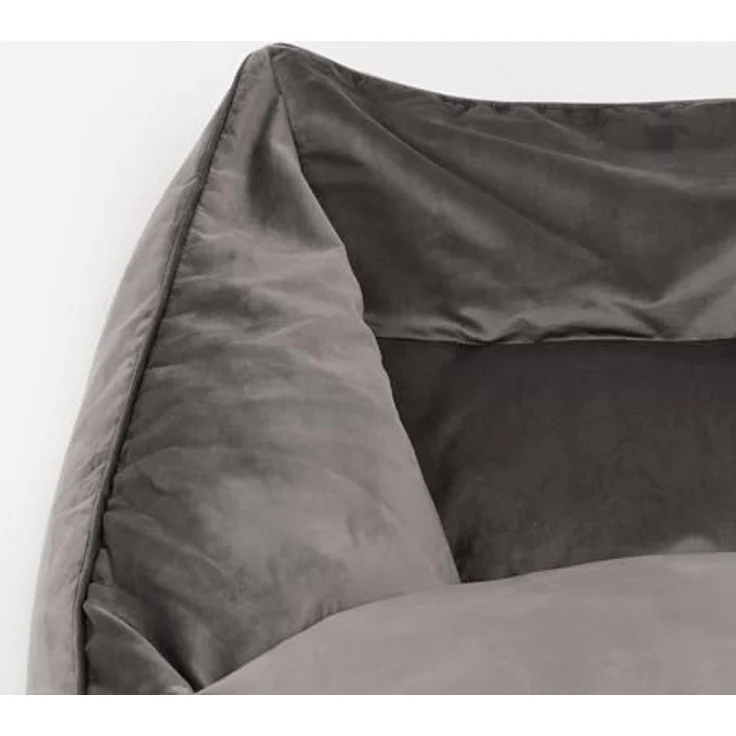 Icon Riesen Sitzsack Sessel „Natalia“, Plüsch XXL Sitzsack Erwachsene mit Füllung für das Wohnzimmer, Riesensitzsack Sofa XXL (Grün, Sitzsack + Hocker) – Bild 7