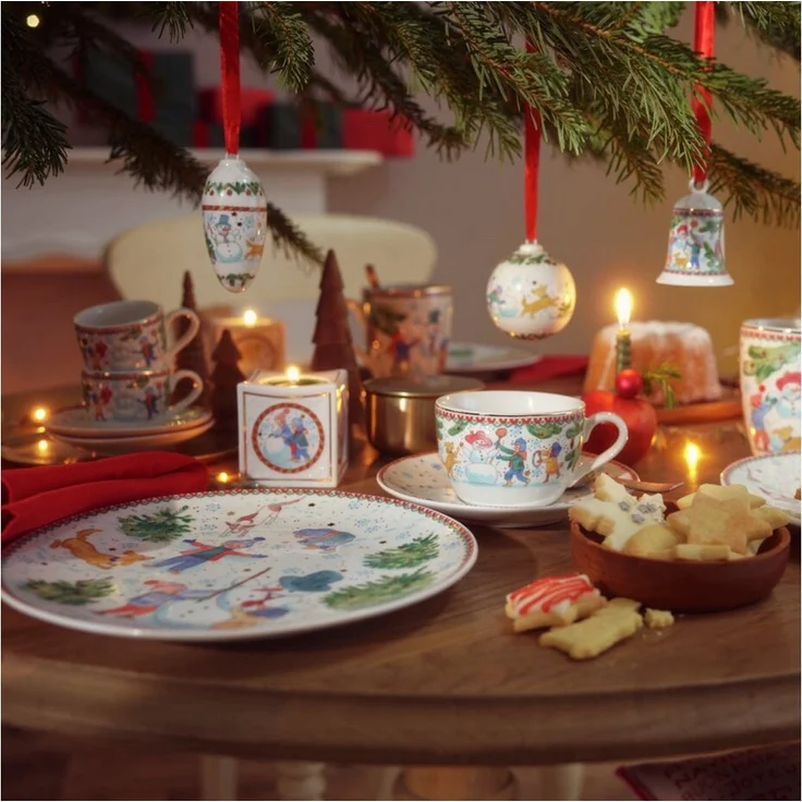 Hutschenreuther Espressotasse Sammelserie Weihnachtslied 2025 Weihnachtsgeschirr, Porzellan, 2-tlg. – Bild 3