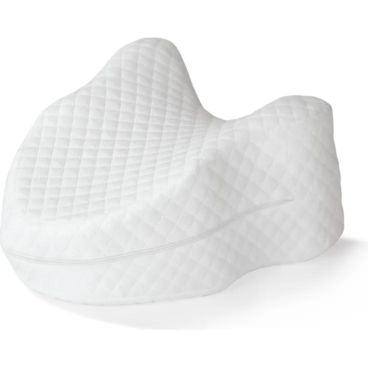 MAXXMEE Kniekissen fish bone shape - 25 x 24 x 14 cm - weiß