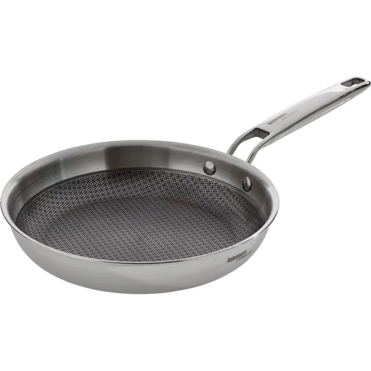 Homeware 'CUCINA PERFETTA' Bratpfanne, Edelstahl edelstahl, 24 cm, spülmaschinengeeignet