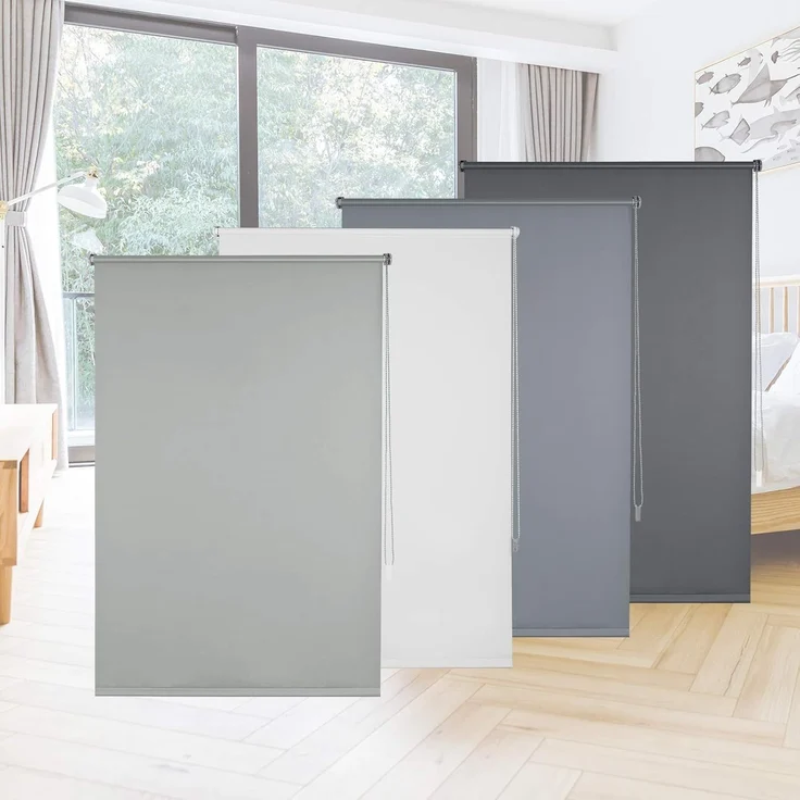 Verdunklungsrollo, EUGAD, Klemmträgersystem, Klemmfix, Sonnen-, Sicht-Schutz für Fenster/Türen – Bild 3