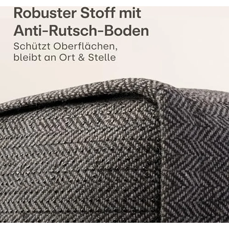 Praknu Bodentürstopper Türstopper Sack für Den Boden - Extra schwer 1Kg - mit Waschbarem (1 St), mit Tragegriff - Für Haus & Büro - mit rutschfesten Pads – Bild 6