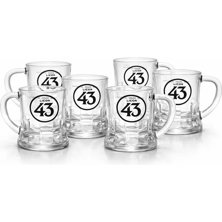 Licor 43 Cuarenta y Tres Shotgläser 6er Set – 2 cl Likör Gläser | Original 43er Schnapsgläser