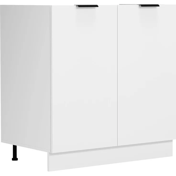 VCM Küchenmöbel Unterschrank Fasola 919305 Weiß H. 82 x B. 80 x T. 46 cm