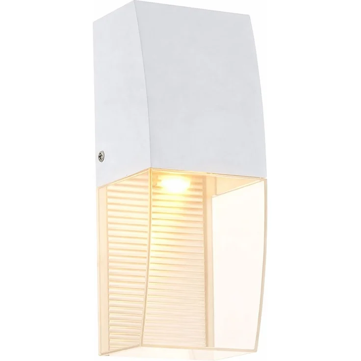 LED Wandleuchte, Höhe 25 cm, weiß, SERVOI – Bild 1
