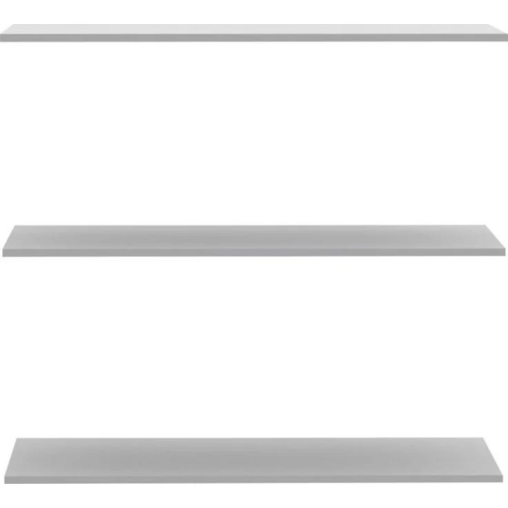 FORTE Extras Robes/Kds Einlegeböden, Holzwerkstoff, Grau, 97,8 x 42 x 1,5 cm – Bild 2